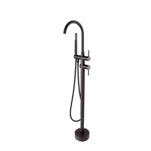 Lucid Gun Metal Freestanding Tap with Handheld Shower